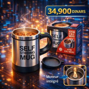 Tasse Auto-Mélangeuse Électrique – Mug Intelligent Self Stirring